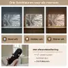 Palmboom - Tropisch - Zwart - Wit Light Box met batterij (Wandlamp) middel -USP_lichtkleurNL