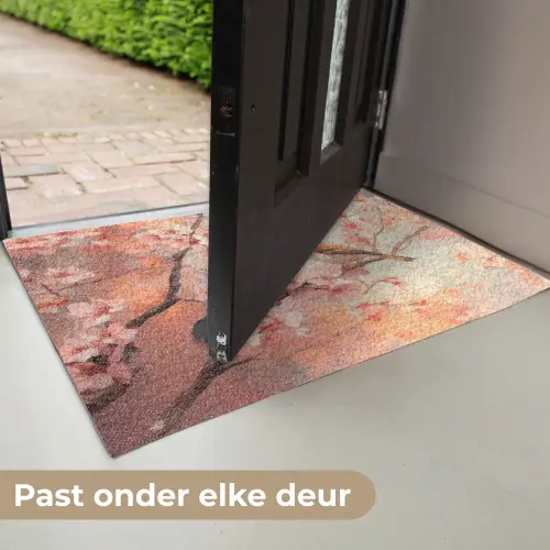 Vogels - Romantic - Bloesemtak Deurmat klein -USP_NL