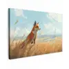 Vos - Gras - Wolken - Oranje canvas 2cm klein -z3d