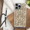 Waaierstructuren - Beige - Vezeltextuur Hoesje iPhone 16 Pro Max met koord klein 804 -sfeer4