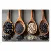 Houten - Lepels - Rijst - Zaden Placemat vinyl groot -zzsfeer1_Kitchenyeah-website