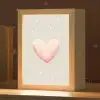 Hart - Gezicht - Roze - Stippen Light Box met kabel klein -zzz_3d_website