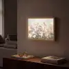 Quote - Bloemen - Schilderachtig Light Box met batterij (Wandlamp) middel -sfeer1