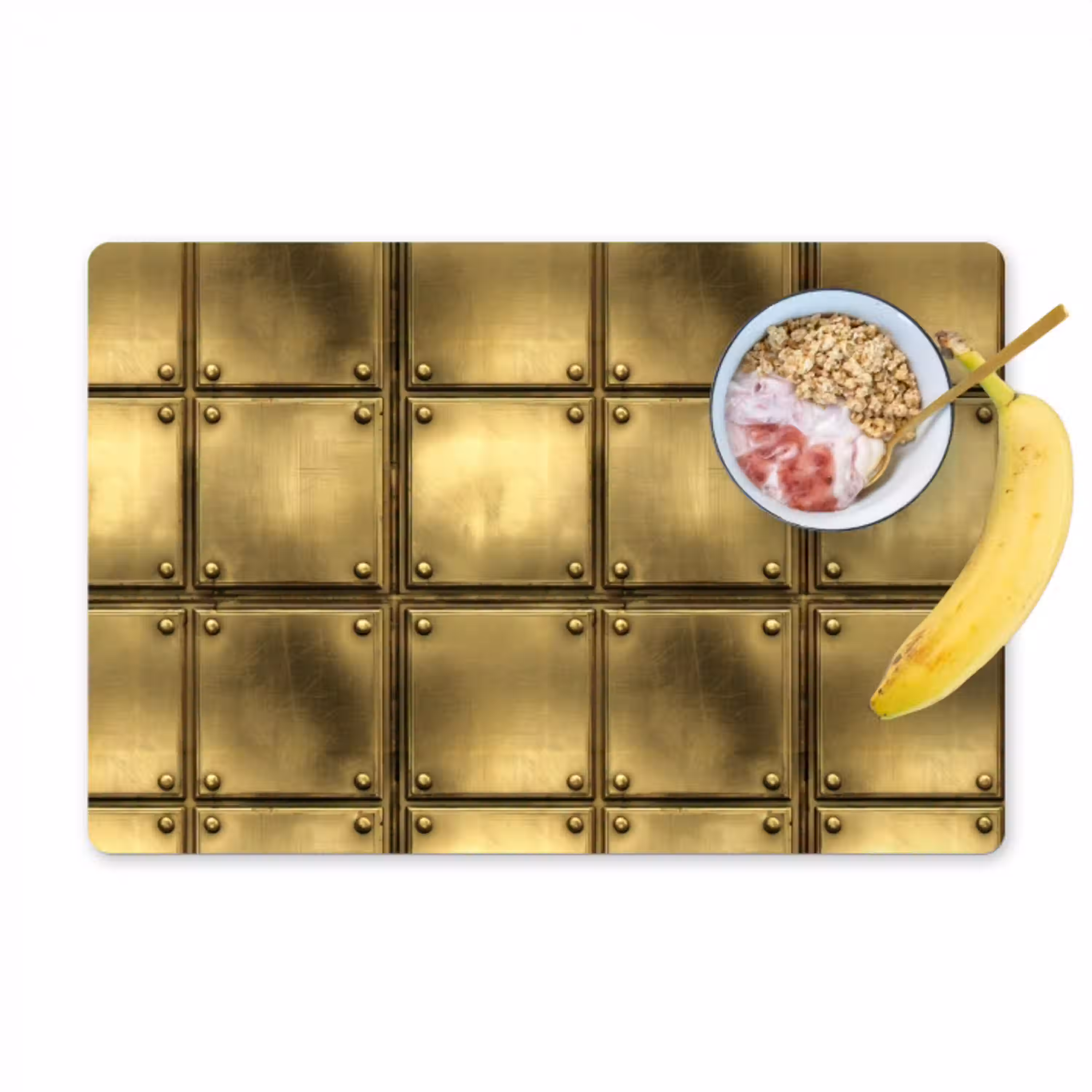 Platen - Industrieel - Stoer - Goud Placemat vinyl groot 368 -zzzproduct_Kitchenyeah-website