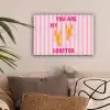 Lobster - Love - Valentijn canvas 2cm klein -sfeer1