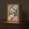 Vissen - Koraal - Zee - Mozaïek Light Box met kabel (Tafellamp) klein -z3d_website