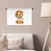 Leeuw - Baby dier Wandkleed katoen klein -sfeer4