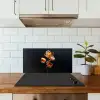 Bloem - Orchidee - Oranje keuken achterwand spatscherm klein -sfeer2