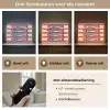Sardines - Rood en beige strepen Light Box met batterij (Wandlamp) middel -USP_lichtkleurNL