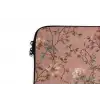 Botanisch - Bloemen - Roze laptophoes neopreen klein 279 -detail