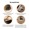 Druppels - Organisch - Goud Inductie beschermer vinyl 3mm klein 276 -zzzzzzz-td-werking