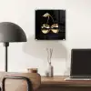 Kersen - Zwart - Goud - Chrome plexiglas 5mm klein -sfeer6