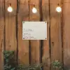 Minimalistisch - Love - Beige tuinposter los doek klein -sfeer1