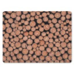 Houtblokken - Textuur - Patroon - Bruin - Rustiek muismat rubber klein -3d