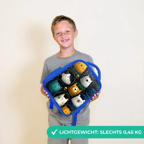 Dieren - Ruimtepakken - Sterren Kinderrugzak - Blauw middel -sfeer1_NL