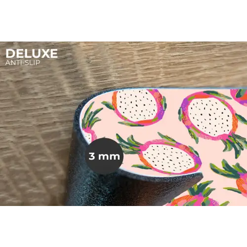 Drakenfruit - Patroon - Roze Placemat vinyl groot 368 -closeup