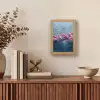 Bloesem - Bloem - Roze - Tak Light Box met kabel (Tafellamp) klein -sfeer2