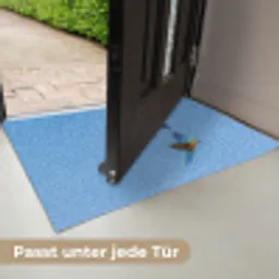 Papagaai - Vliegen - Blauw - Geel Deurmat klein -USP_DE