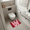 Love - Rood - Blokletters Badmat klein -sfeer4