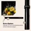 Citroen - Fruit - Geel - Zwart Inductie beschermer vinyl 3mm middel -zzzzzzz-induclip_DE