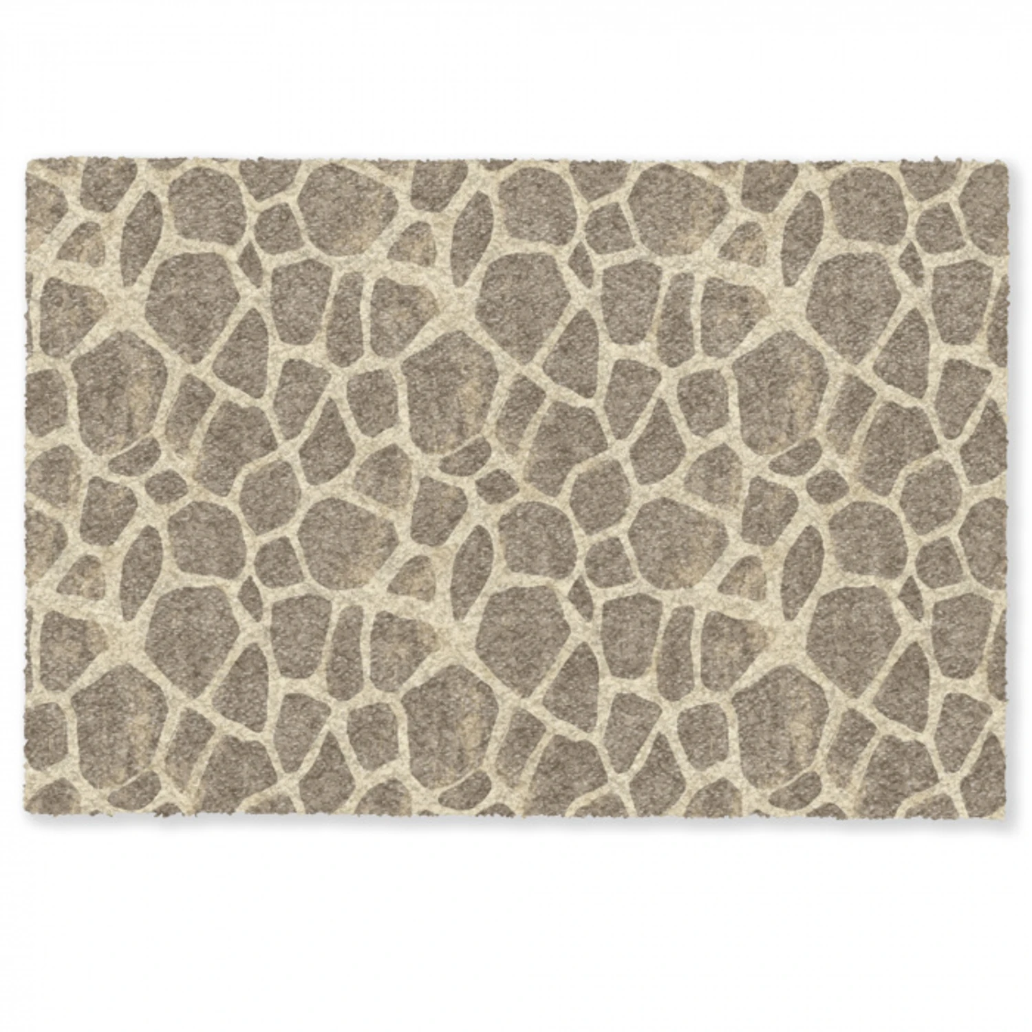 Giraf - Patroon - Beige - Bruin Deurmat klein 898 -zkaufland3d
