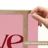 Love - Roze - Spiegeling Light Box met batterij (Wandlamp) middel -USP_websiteprintNL