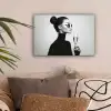Vrouw - Champagne - Modern canvas 2cm klein -sfeer1