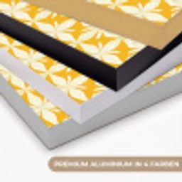 Patroon - Retro - Geel Textielframe zwart klein 947 -USP_kleurenDE