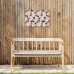Honden - Truien - Rood Tuinposter op houten frame 2 cm dik klein 845 -sfeer4