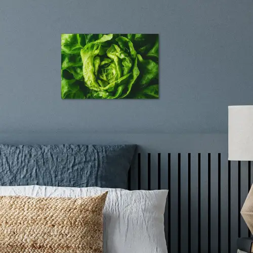 Groente - Sla - Groen poster papier klein -sfeer2