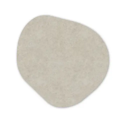 Steen - Beton - Patronen Wandcirkel Organisch Forex 3mm klein 629 -3d
