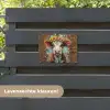 Kalf met Bloemenkroon tuinposter los doek klein -sfeer3