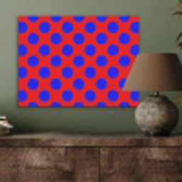 Dots - Klassiek - Rood PET vilt klein 837 -sfeer2