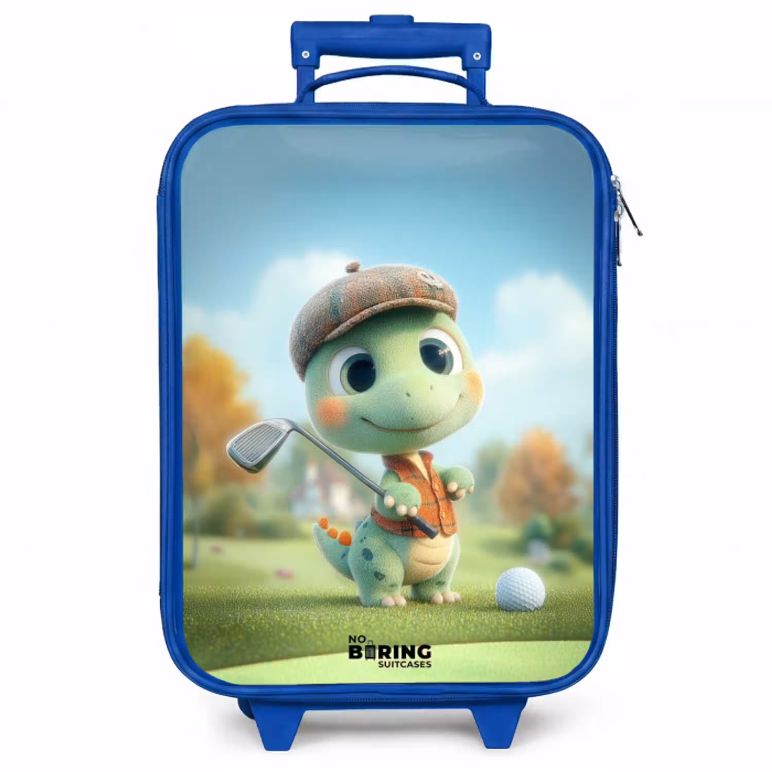 Golf - Dino - Groen Kinderkoffer - Blauw klein -zzz_website3d