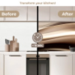 Golven - Abstract - Warm Beige keuken achterwand 2 middel -voor-na2_UK