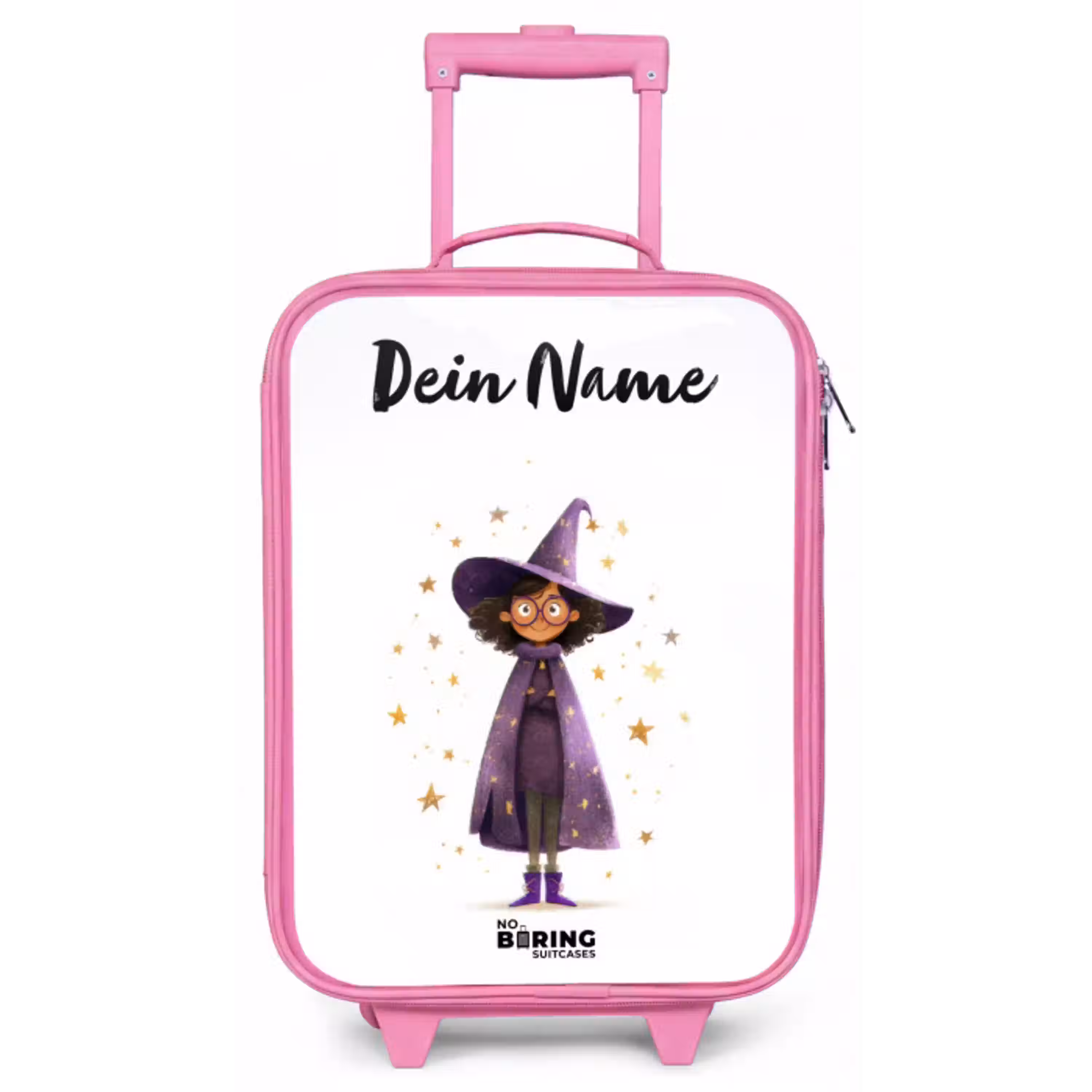 De paarse tovenaarsmantel Kinderkoffer - Roze klein -zz3dotto