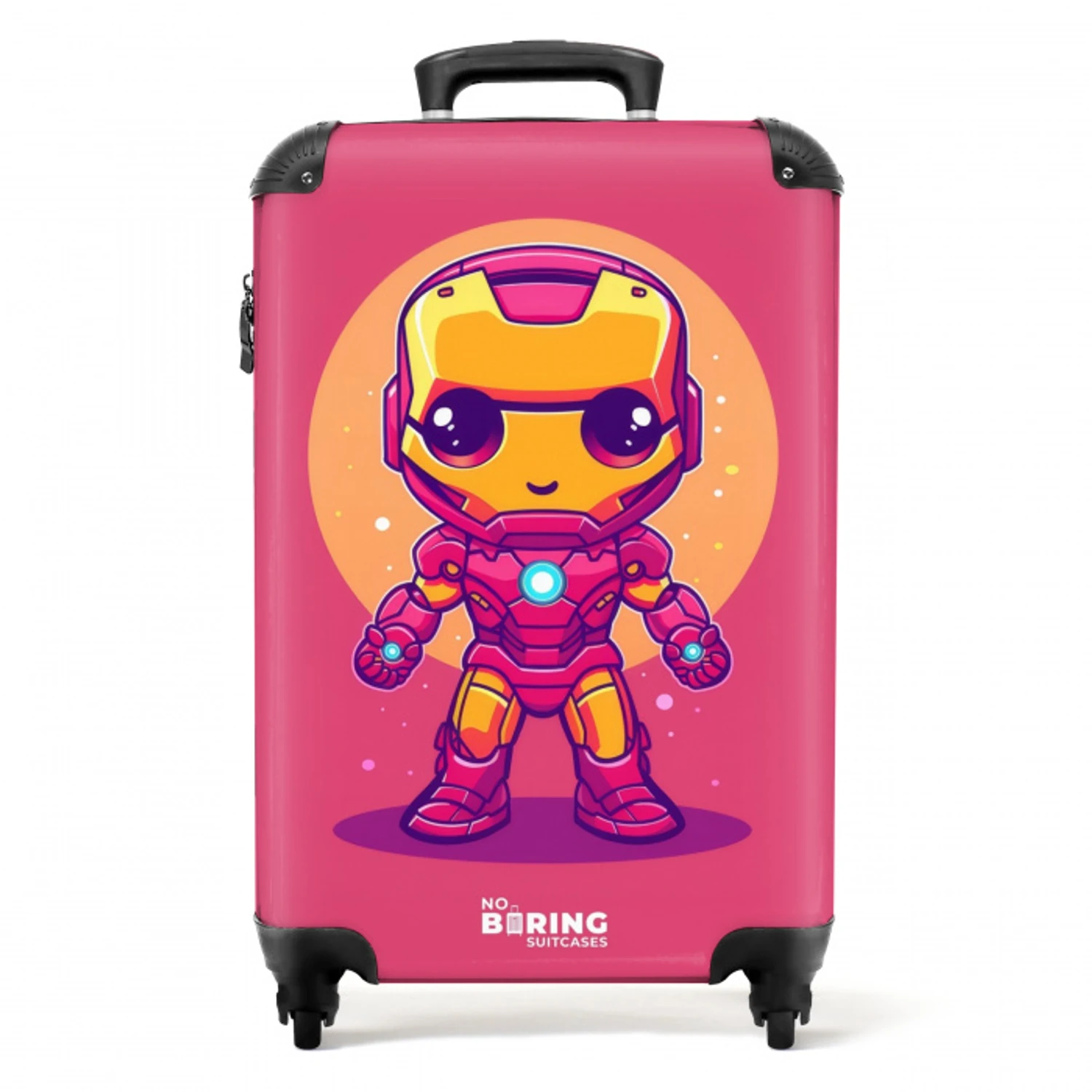 Roze ranger NBS - Handbagage koffer - Unisex middel -productfoto_recht