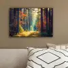 Bos - Zon - Natuur - Herfst canvas 2cm klein -sfeer3