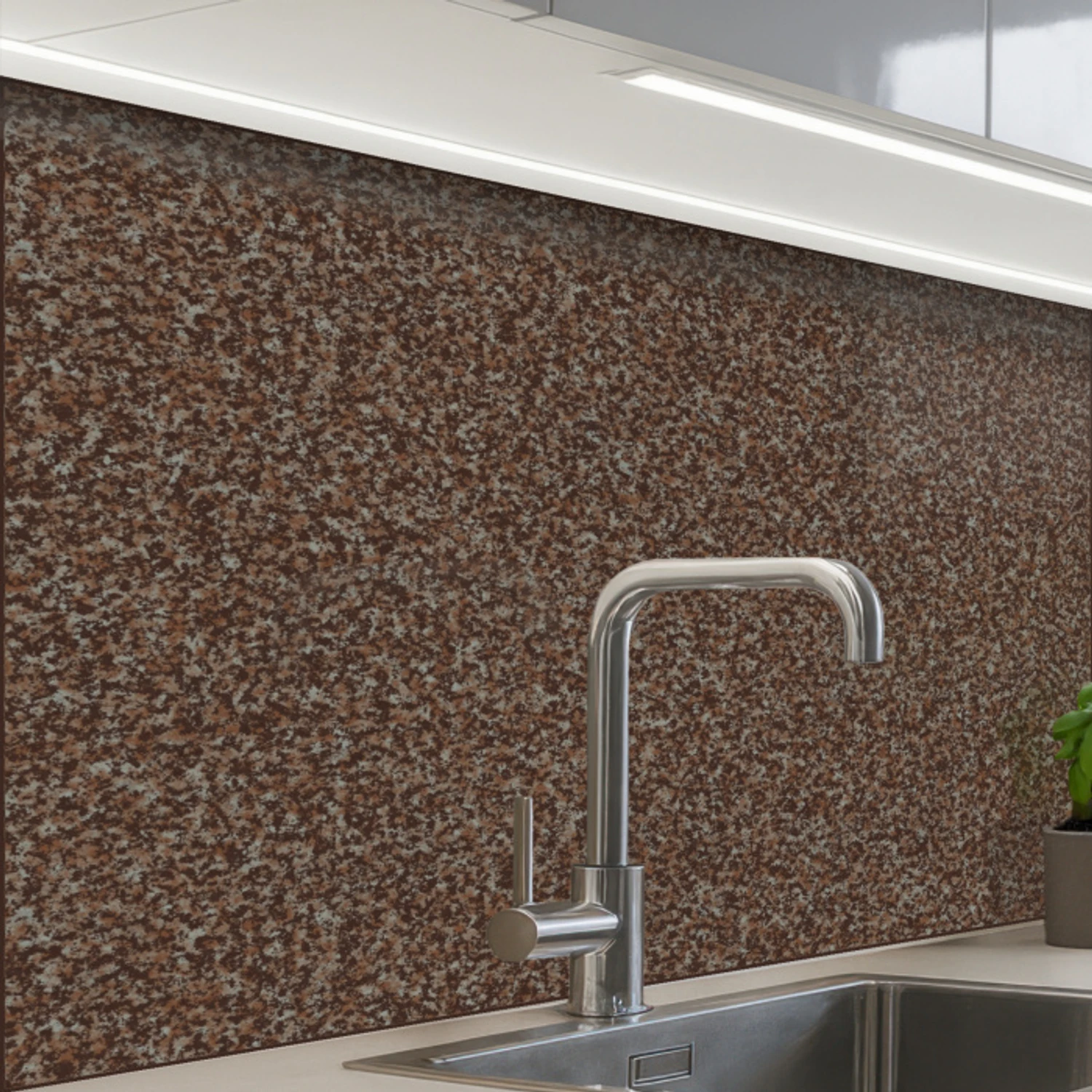 Ruw - Roest - Donkerbruin keuken achterwand 2 middel 865 -zzzz3d_schuin