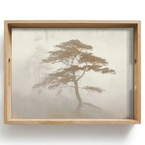 Boom - Oosterse stijl - Landschap Dienblad Rechthoek middel -z3d_shopping