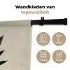 Agaveplant - Symmetrisch - Groen Wandkleed katoen klein -sfeer2