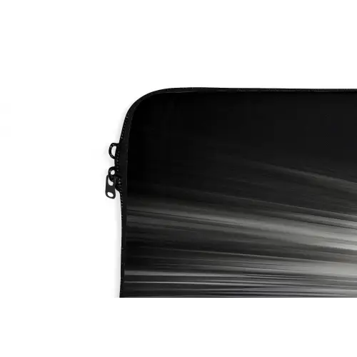 Honkbal - Wit - Vliegt laptophoes neopreen klein -detail