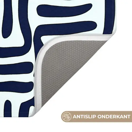 Abstract - Modern - Blauw WCmat klein 1009 -USP_AntislipNL