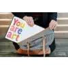 You are art - Kleurrijk - Grafisch laptophoes neopreen klein -tas