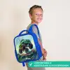 Groene Monstertruck met Penseelstreken Kinderrugzak - Blauw middel -sfeer3_NL