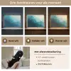 Zee - Silhouet - Abstract - Blauw Light Box met batterij (Wandlamp) middel -USP_lichtkleurNL