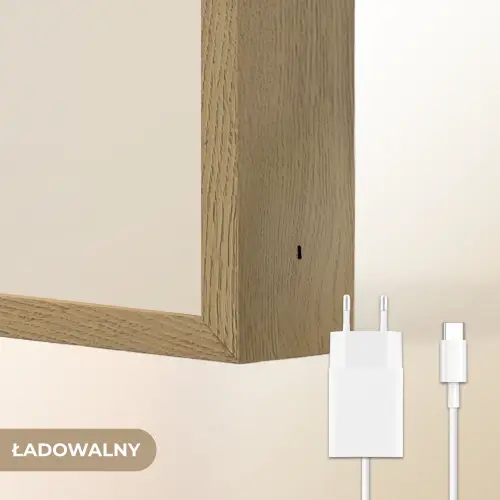 Pony - Minimalistisch - Pastel Light Box met batterij (Wandlamp kind) middel -USP_websiteoplaadbaarNL