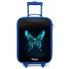 Magische digitale vlinder Kinderkoffer - Blauw klein -zz3dotto