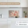 Lelies - Meeldraden - Roze - Wazig keuken achterwand spatscherm klein -sfeer4_FR