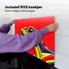 Kikker - Kleurrijk - Strepen - Ogen Inductie beschemer met haakjes middel -ky-ophangen-nl